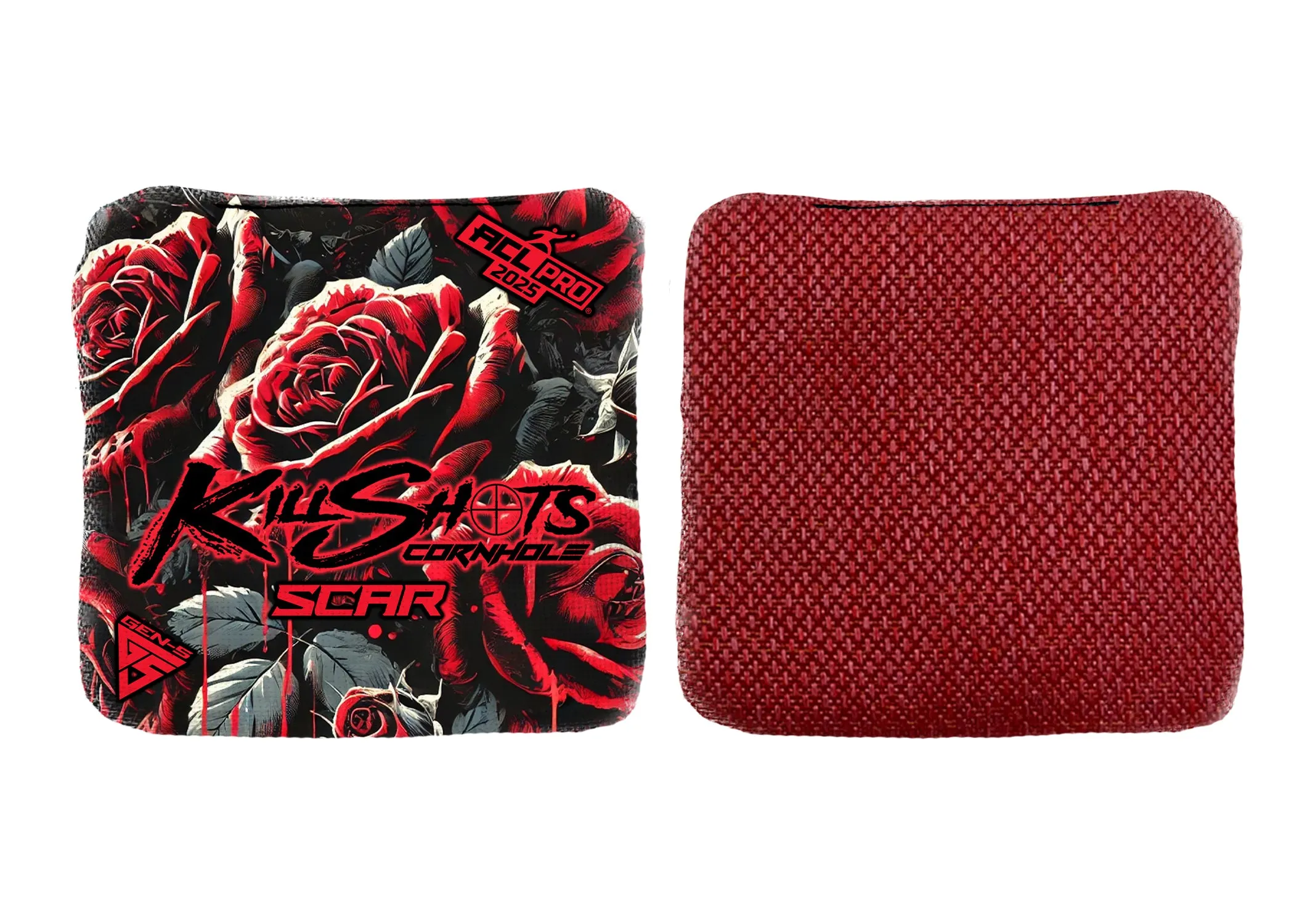 Killshots Cornhole | Limited 'Dripping Thorns' Edition Bundle | 2025 ACL Pro Cornhole Bags & Premium Jersey
