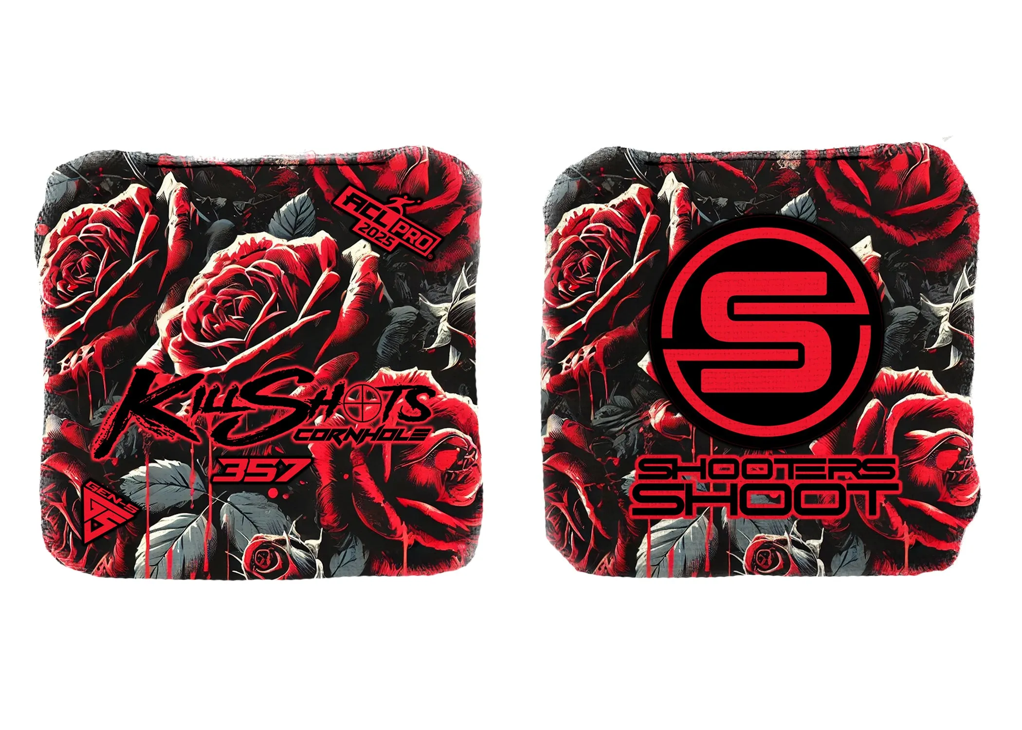 Killshots Cornhole | Limited 'Dripping Thorns' Edition Bundle | 2025 ACL Pro Cornhole Bags & Premium Jersey