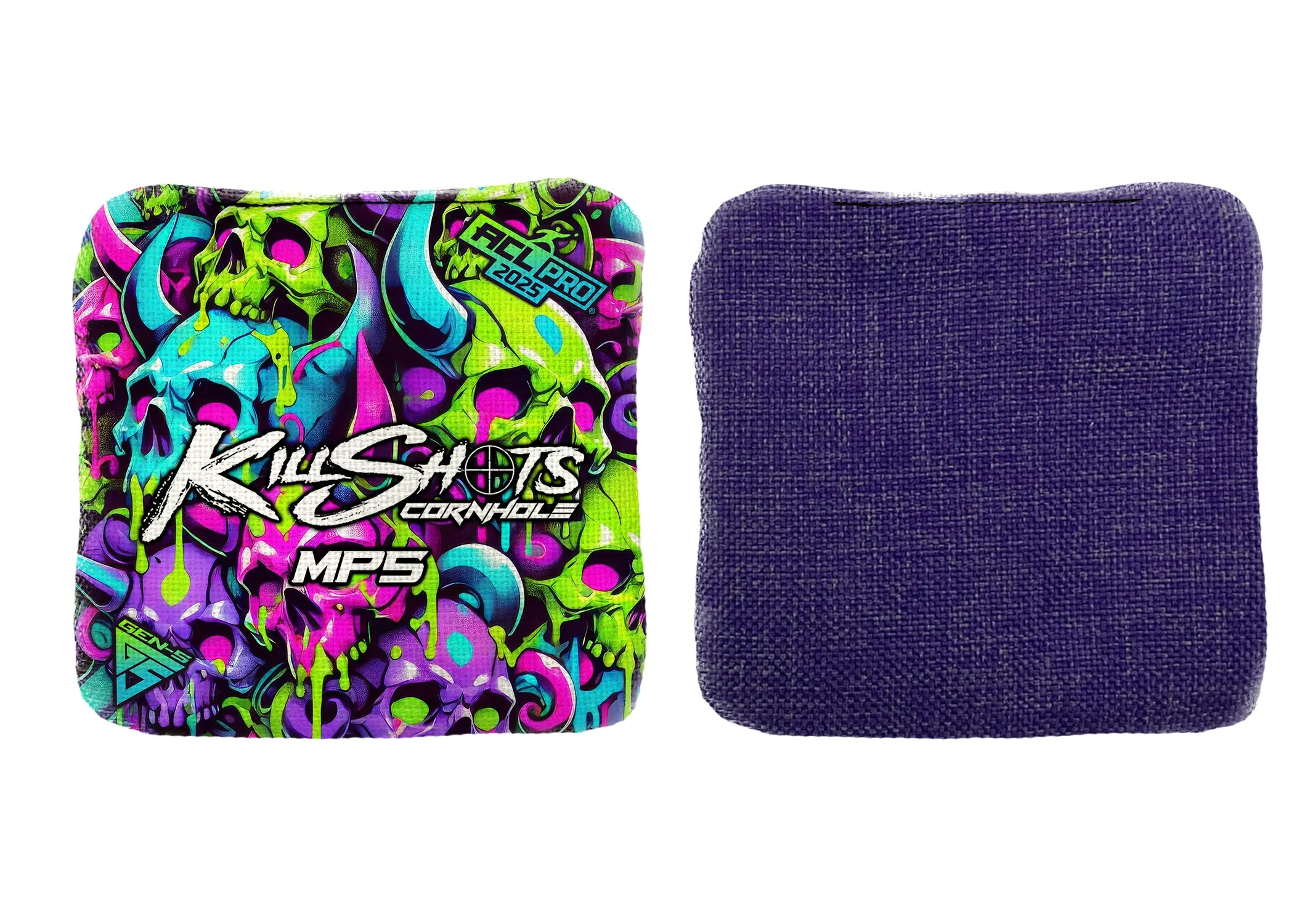 Killshots Cornhole | Limited 'Skull Symphony' Edition Bundle | 2025 ACL Pro Cornhole Bags & Premium Jersey