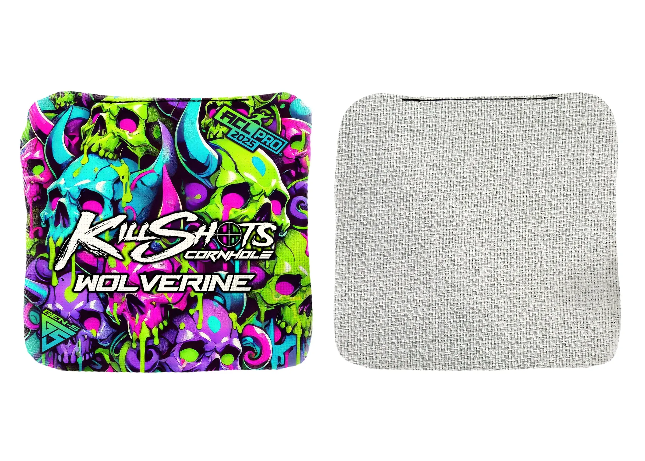 Killshots Cornhole | Limited 'Skull Symphony' Edition Bundle | 2025 ACL Pro Cornhole Bags & Premium Jersey
