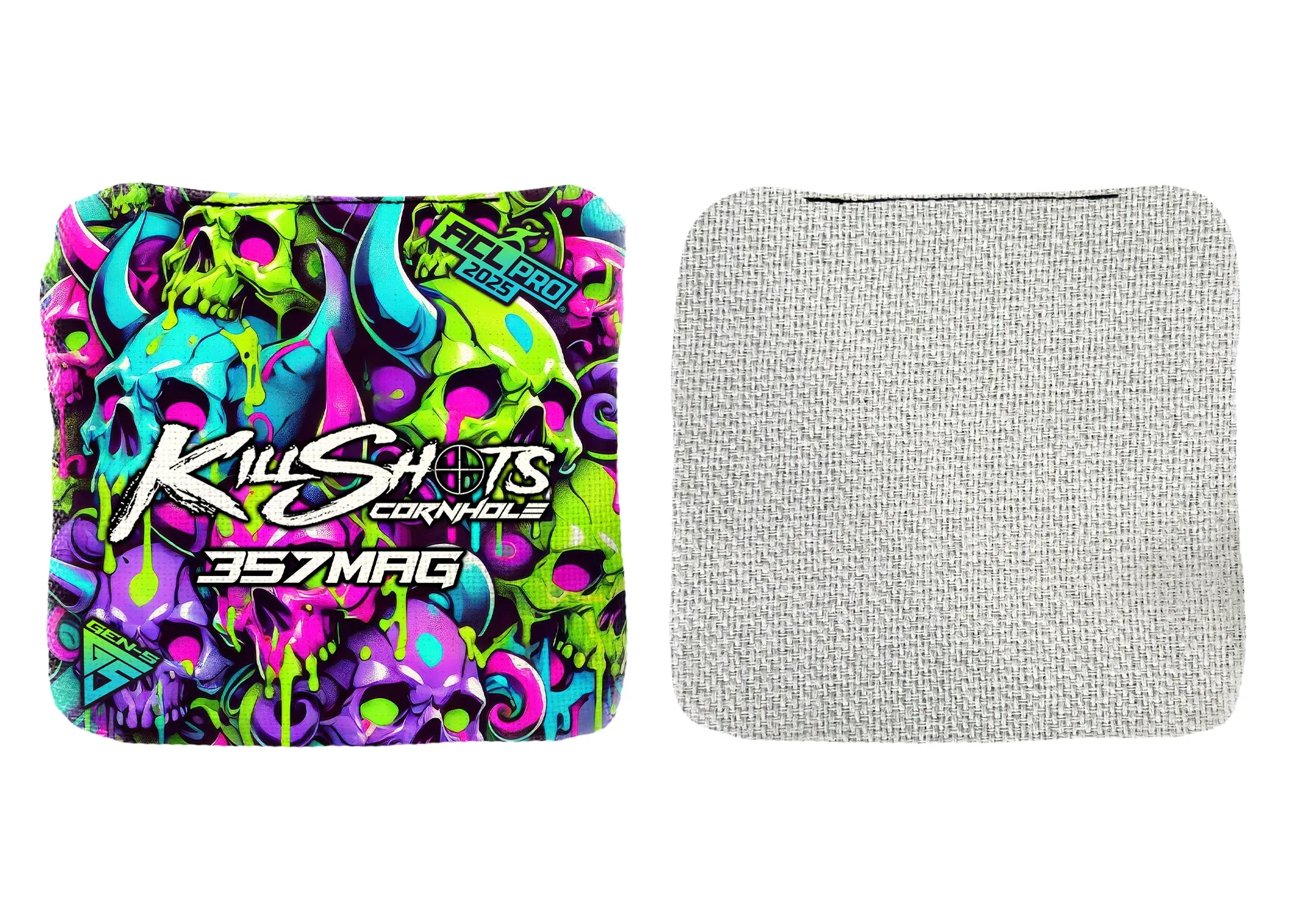 Killshots Cornhole | Limited 'Skull Symphony' Edition Bundle | 2025 ACL Pro Cornhole Bags & Premium Jersey