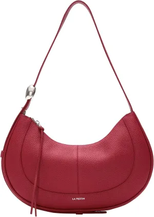 LAFESTIN Shoulder Bag for Women with Adjustable Strap Split Leather Crescent Crossbody Bags, Designer Trendy Satchel Purses