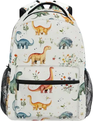 Laptop Backpack for Women Men Waterproof Stylish Travel Bags with Chest Strap Gift Men & Women Beauty Dinosaur Diplodocus Planetary Impact