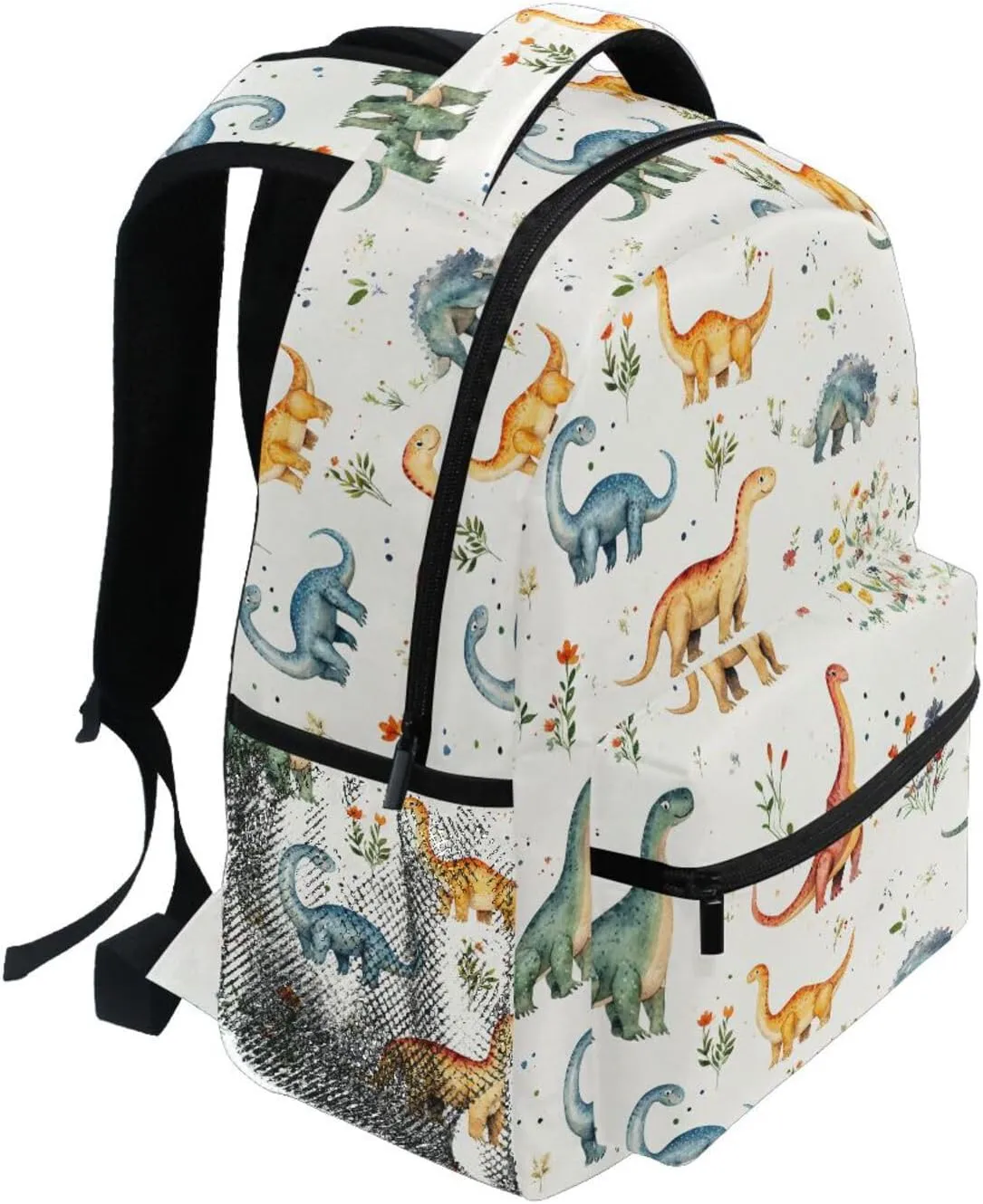 Laptop Backpack for Women Men Waterproof Stylish Travel Bags with Chest Strap Gift Men & Women Beauty Dinosaur Diplodocus Planetary Impact
