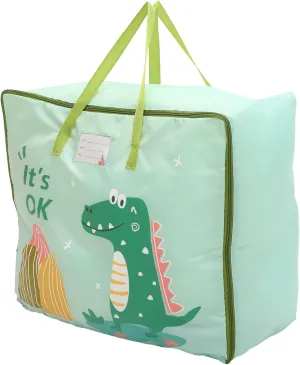 Large Capacity Home Storage Bag for Bedding Quilt Laundry Polyester Cartoon Design