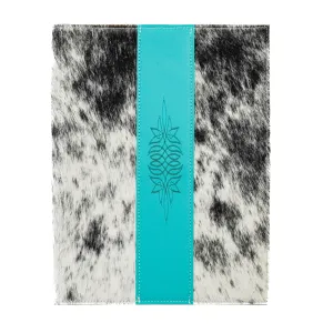Large Notepad Cover - Black & White w/ Engraving