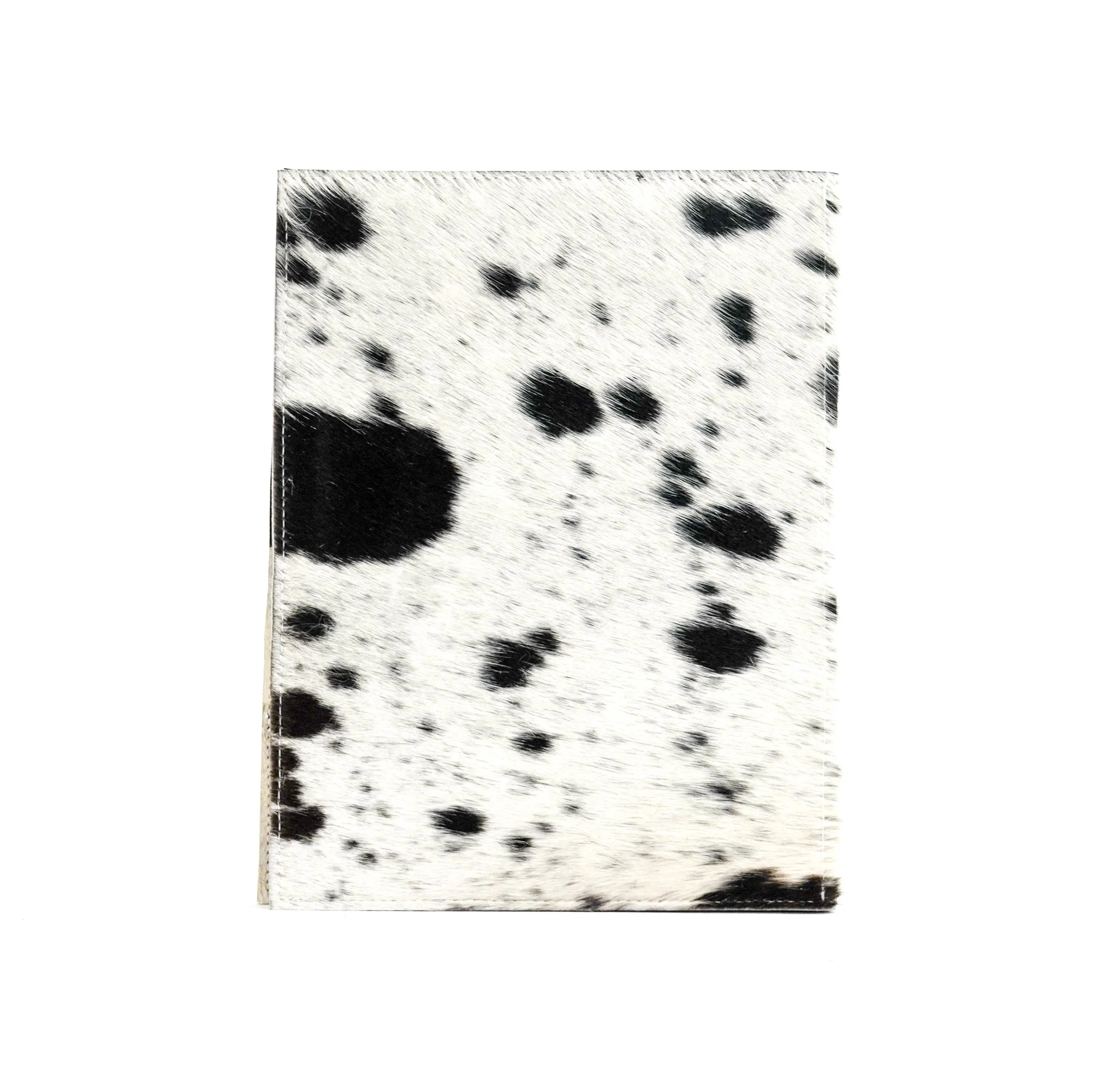 Large Notepad Cover - Black & White w/ Ghost Skulls
