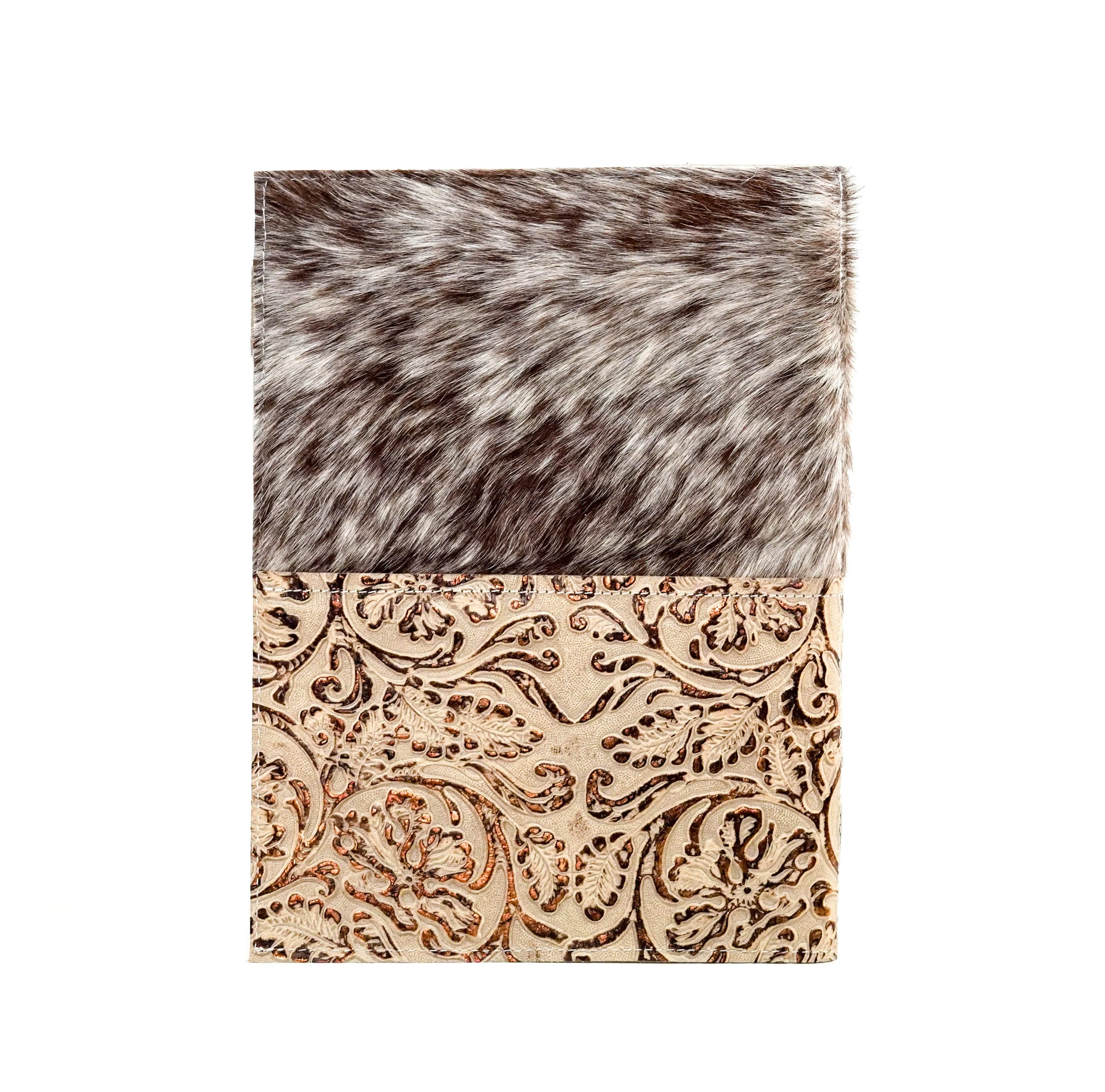 Large Notepad Cover - Roan w/ Gold Ivory Tool