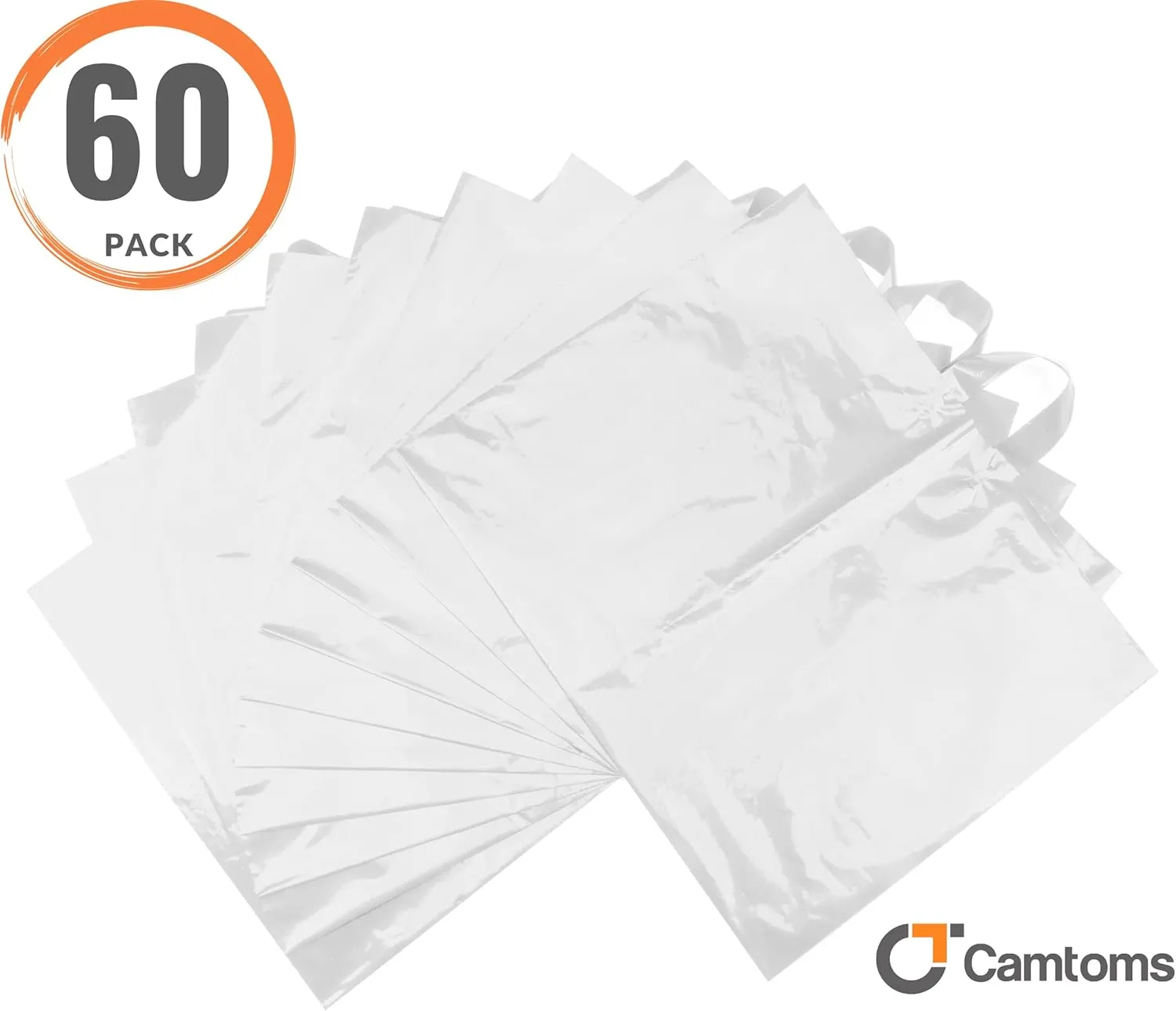 Large Plastic Shopping Bags with Handles | Boutique Bags for Small Business, Retail & Merchandise