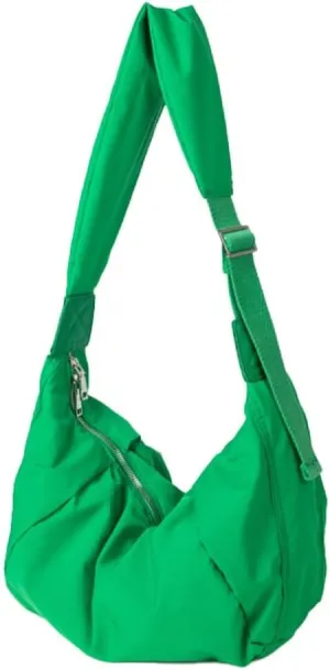 Large Puffer Crossbody Bags for Women Trendy Hobo Crescent Shoulder Bag casual Tote Bag