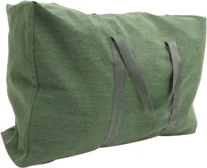 Large Travel Duffle Bag Zipper Canvas Luggage Storage Bag for Home and Travel Random Color
