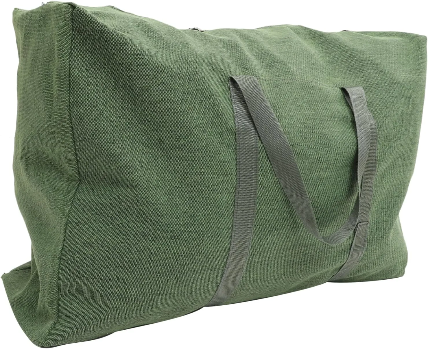 Large Travel Duffle Bag Zipper Canvas Luggage Storage Bag for Home and Travel Random Color