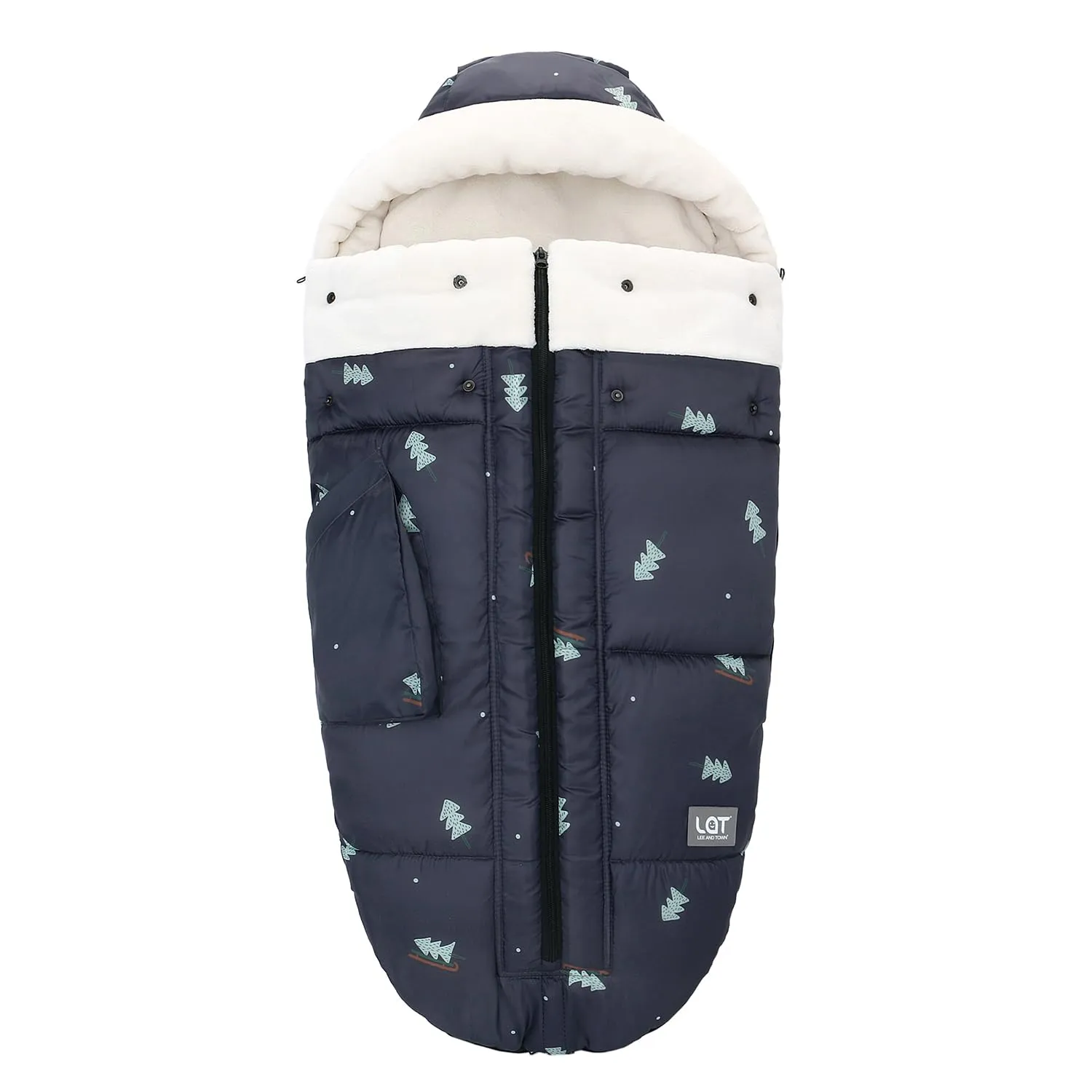 LAT Winter Warm Universal Stroller Footmuff, Baby Bunting Bag, Toddler Sleeping Sack, Car Seat & Carrier Cover - Winter Essentials, Fits All Strollers