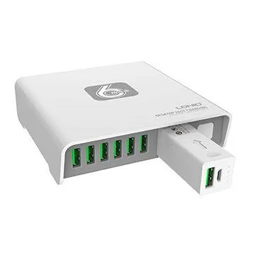 LDNIO Magical Box 6USB Port USB Charger with Mobile Power 2600 mAh (6 USB Adapter   Powerbank 2600 mAh)