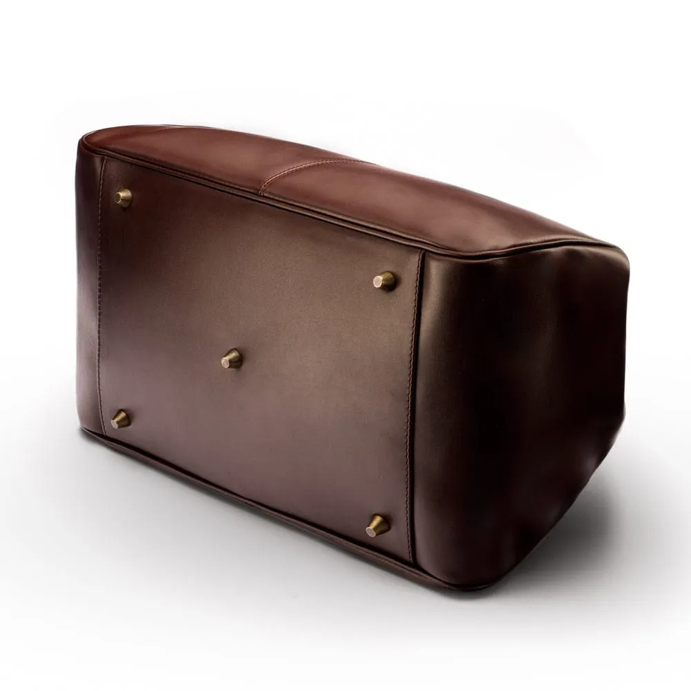 Leather Gladstone Doctor's Bag - Brown
