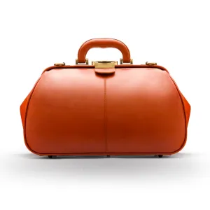 Leather Gladstone Doctor's Bag - Light Tan