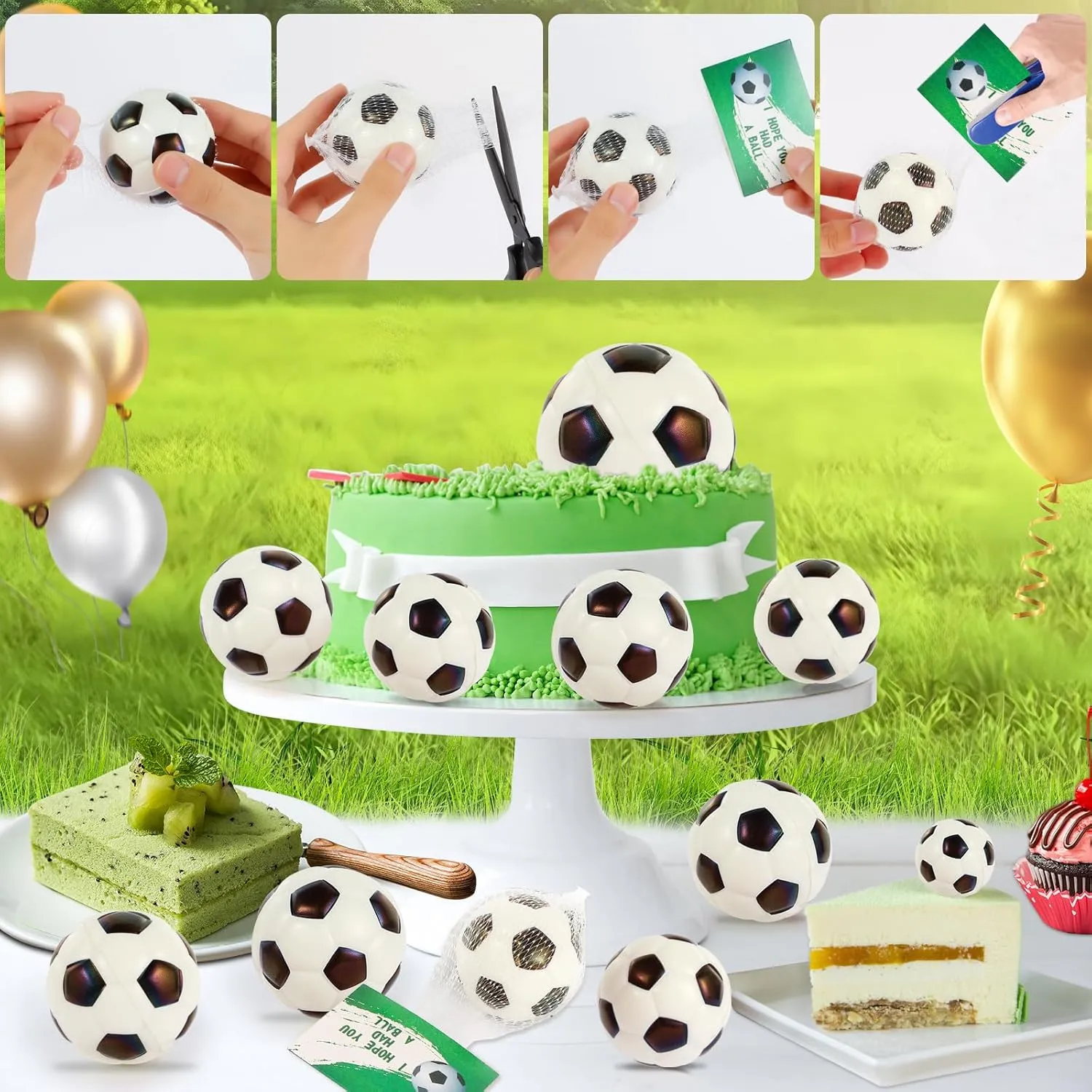 LiYiQ 24Pcs Sports Stress Balls Soccer Stress Ball for Kids 2.36 Inch Foam Bouncy Balls Bulk Fun Balls Party Favors Sports Party Favors Goodie Bag Stuff for Kids Classroom Exchange