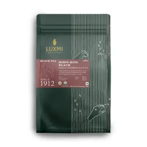 Luxmi Estates Hibis-Kiss Organic Hibiscus Tea (50 Tea Bags) Caffeinated Tea Bags For A Morning Boost and Natural Energy, With Certified Organic Black Tea
