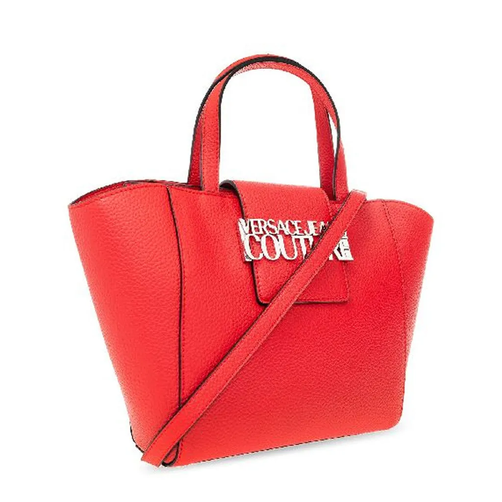 Luxury Logo-Embossed Shopping Bag