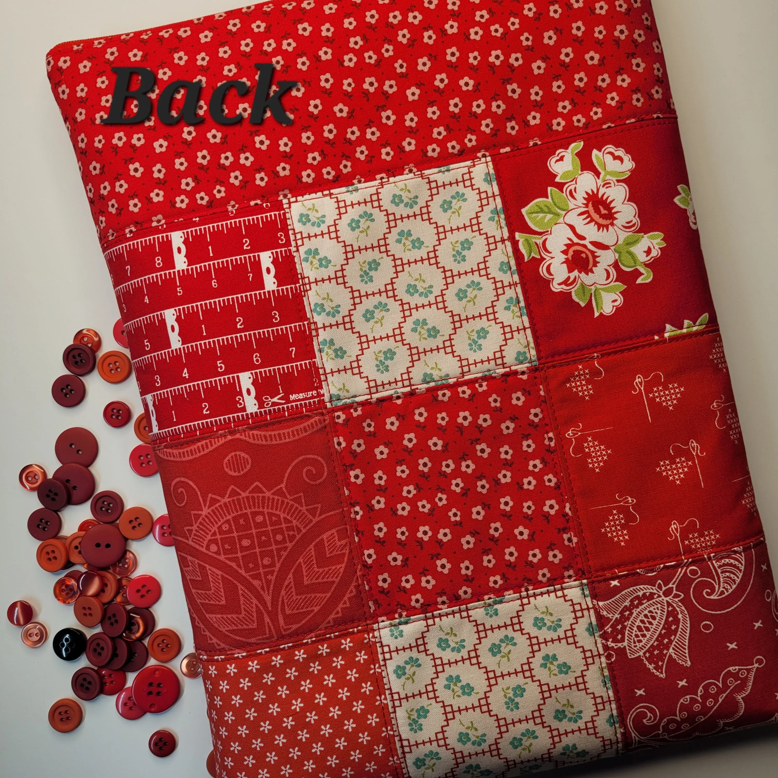 MADE TO ORDER Project Bag By Jenni Stitching Simply | "Stitch" | 10" Wide x 13.5" Tall x 1" Depth