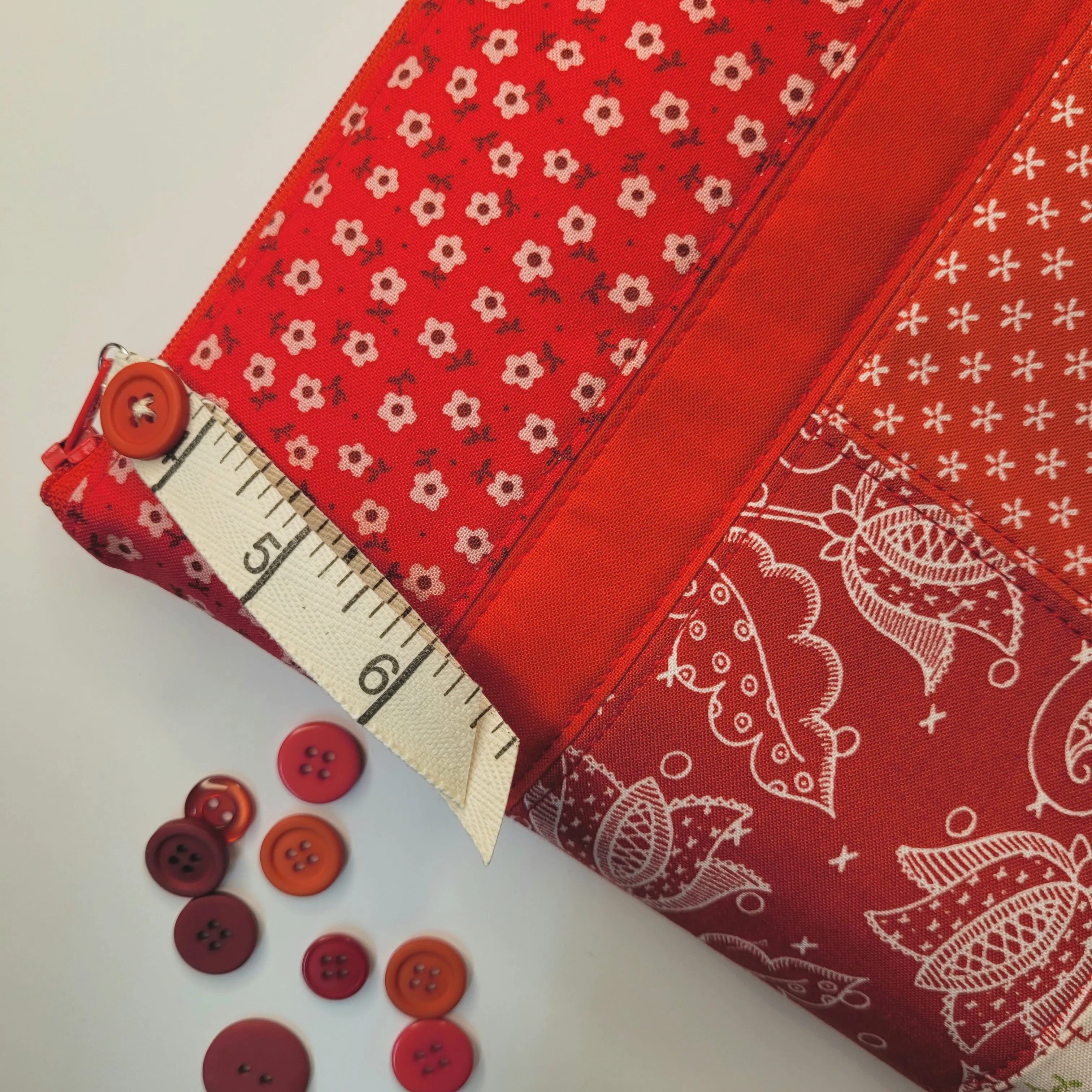 MADE TO ORDER Project Bag By Jenni Stitching Simply | "Stitch" | 10" Wide x 13.5" Tall x 1" Depth