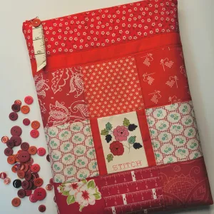 MADE TO ORDER Project Bag By Jenni Stitching Simply | "Stitch" | 10" Wide x 13.5" Tall x 1" Depth