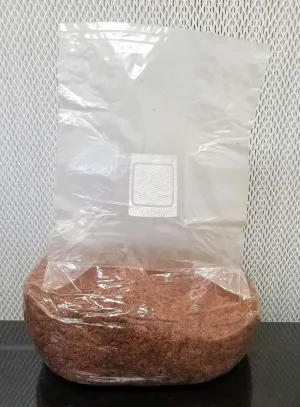 Master's Mix Substrate Bag - 1 Bag Per Order - for Wood Loving Mushrooms - Hardwood Sawdust (Oak) Mixed with Soy Hulls - Use to Grow Gourmet Mushrooms - Ready to Use