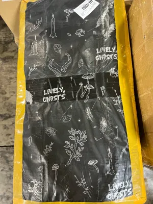 Matte black poly mailer bags with sliver logo printing  - 14.5*19"(37*48 4cm flap)