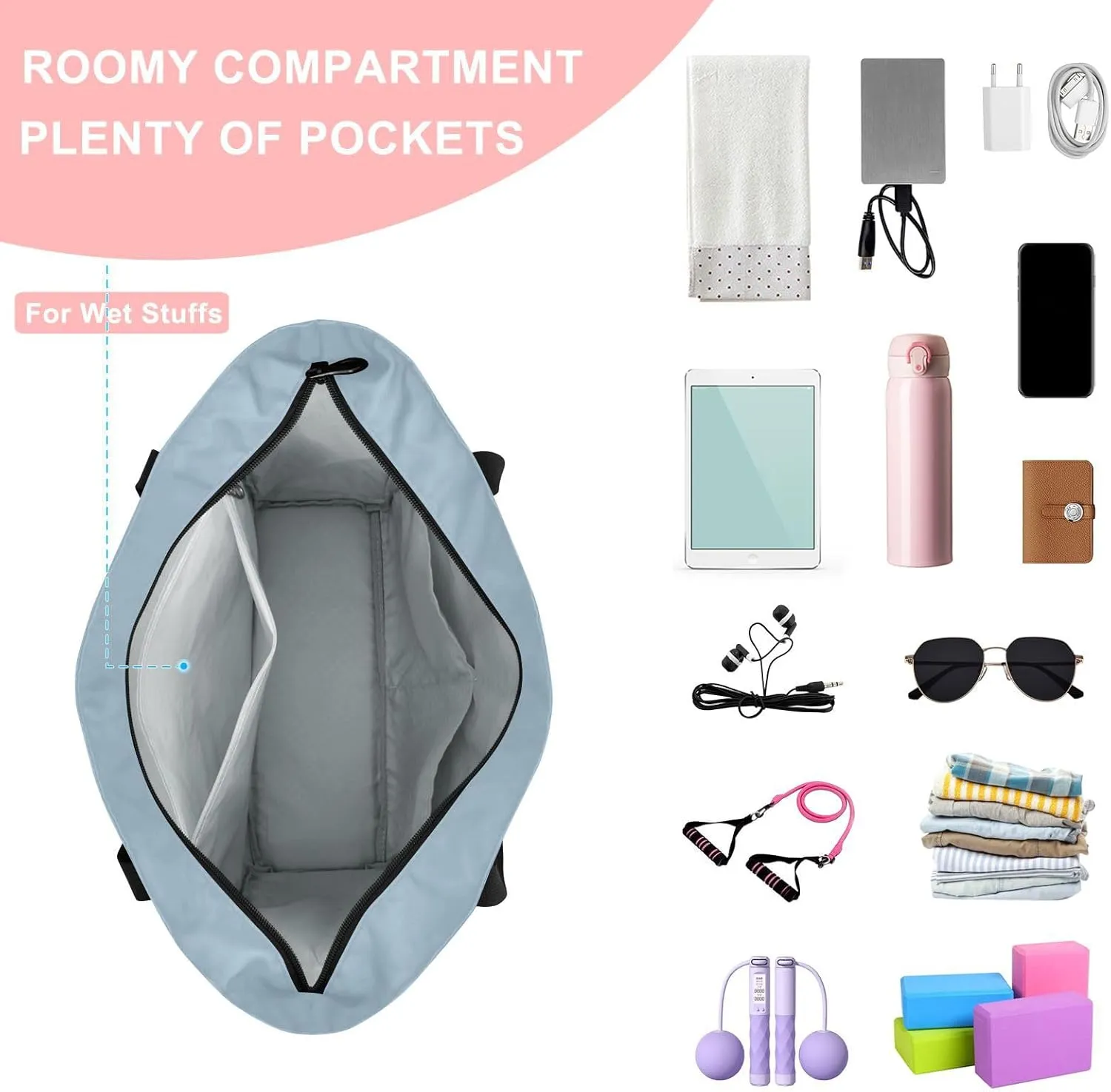 MCHIVER Yoga Bag for Women Men Large Yoga Mat Bag Shoulder Bags for Travel Pilates Yoga