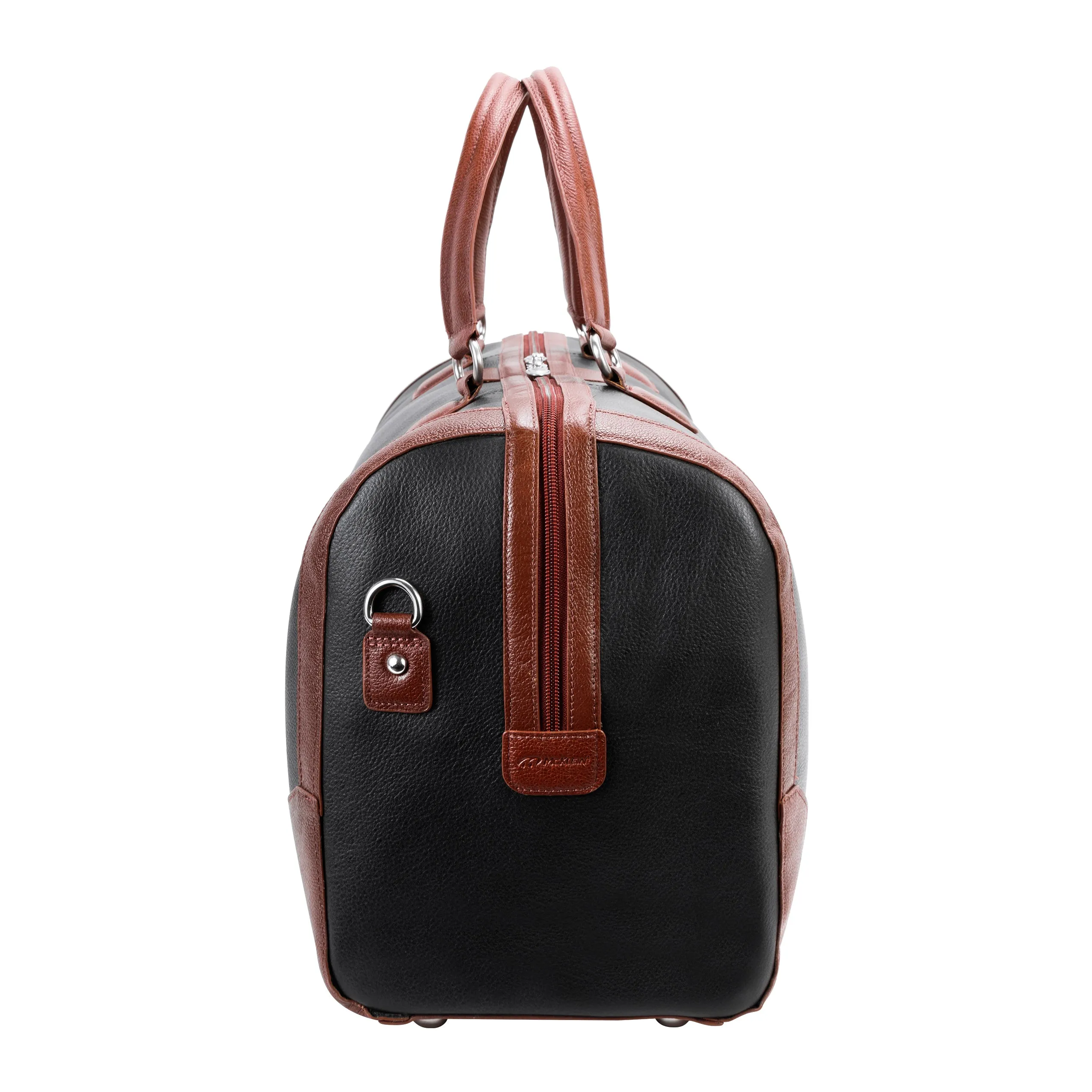 McKlein USA Kinzie 20" Leather Two-Tone Tablet Carry-All Duffel