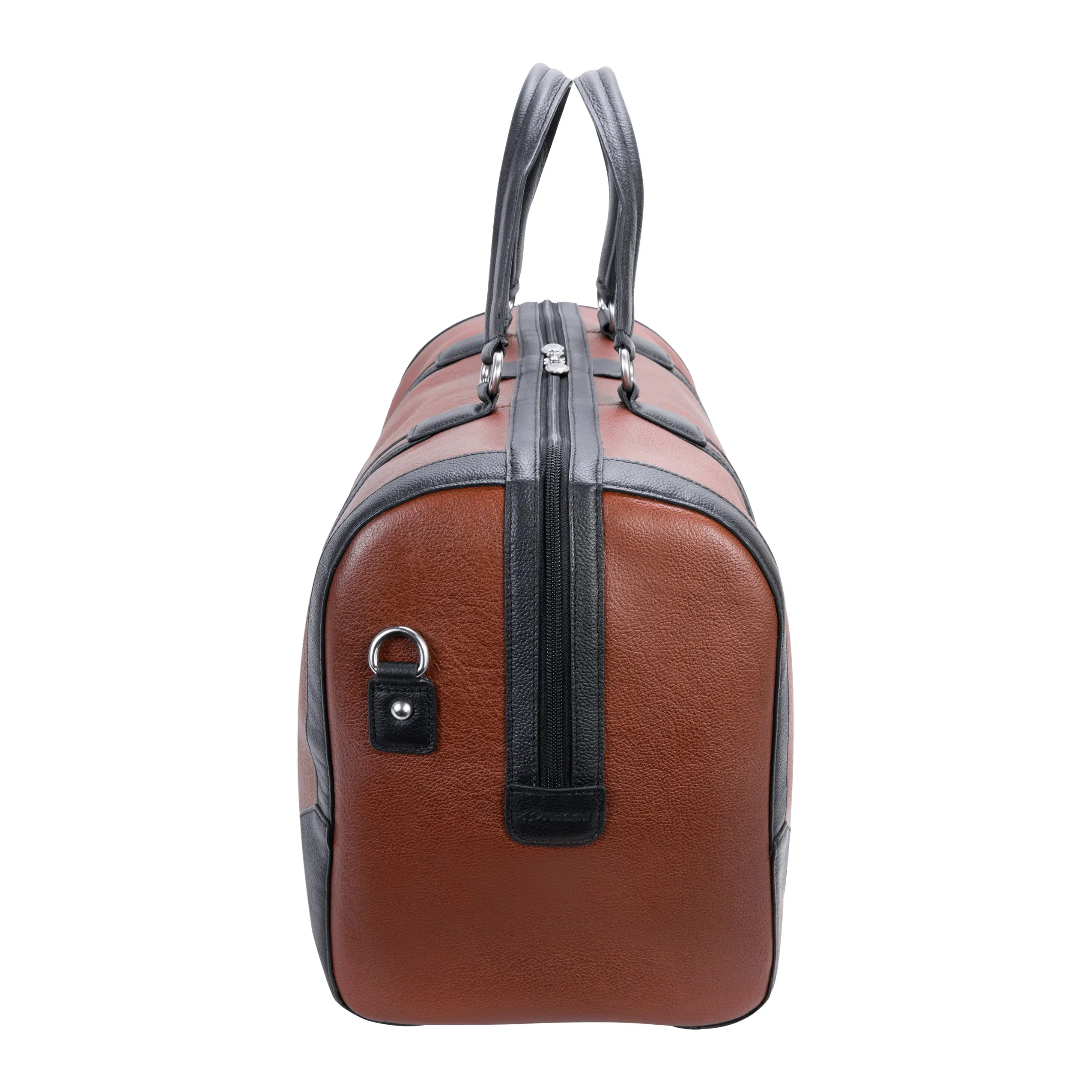 McKlein USA Kinzie 20" Leather Two-Tone Tablet Carry-All Duffel