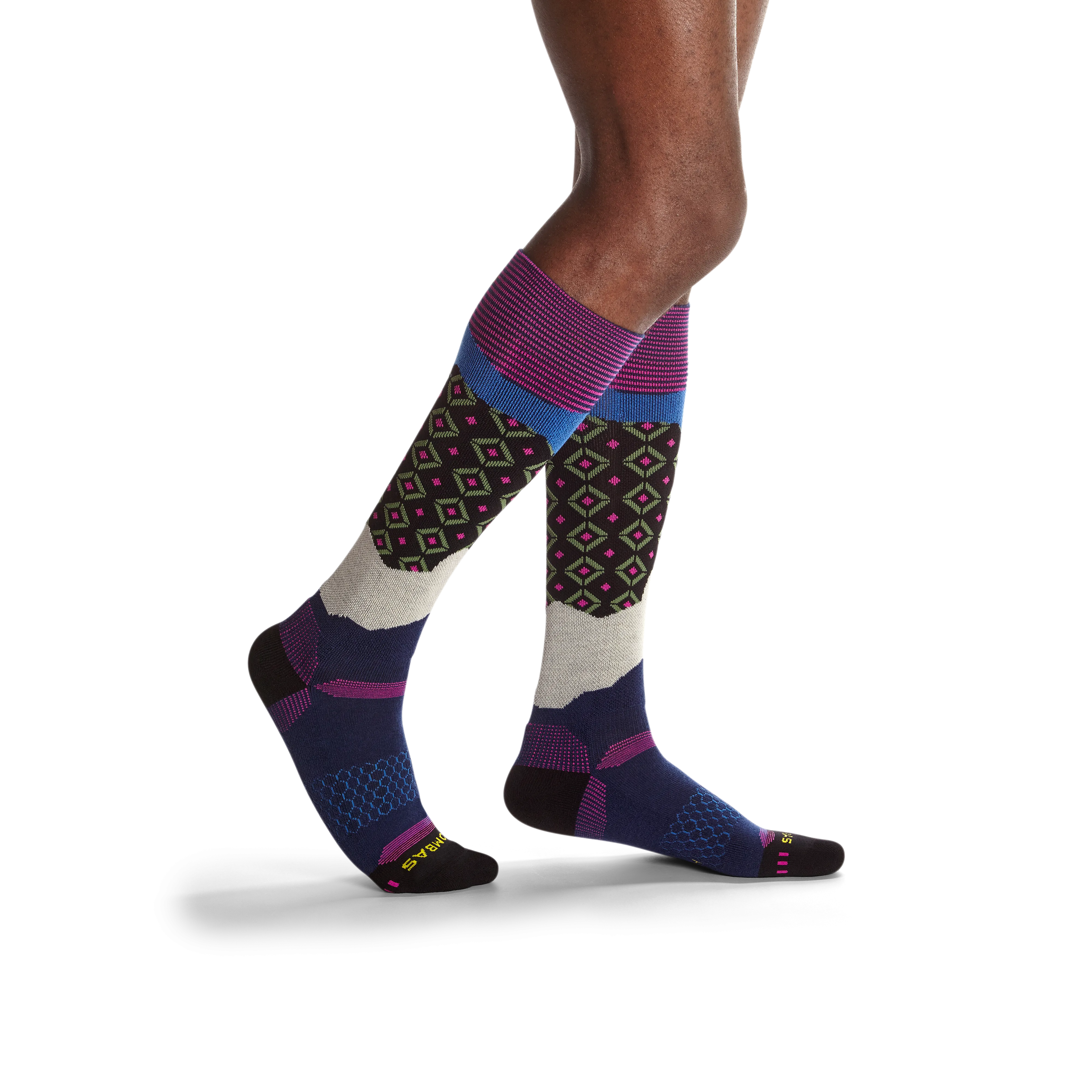 Men's Heavyweight Merino Wool Blend Ski & Snowboard Sock 2-Pack Gift Bag