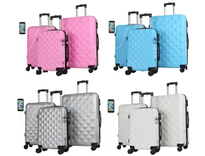 Mirage Eureka 3-Piece Hardside USB Port Luggage Set
