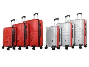 Mirage Star 3-Piece Hardside USB Port Luggage Set