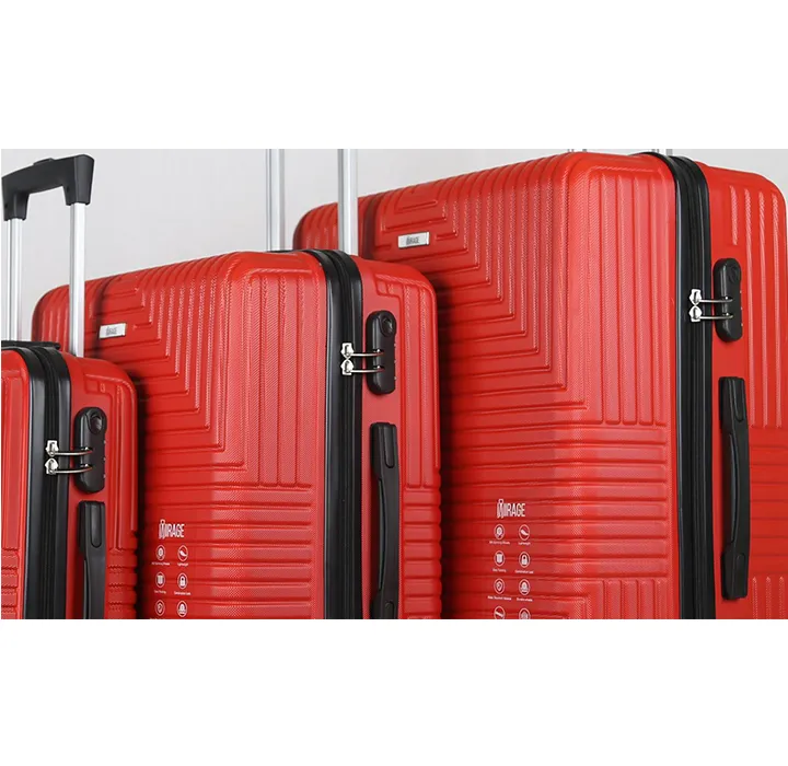 Mirage Star 3-Piece Hardside USB Port Luggage Set