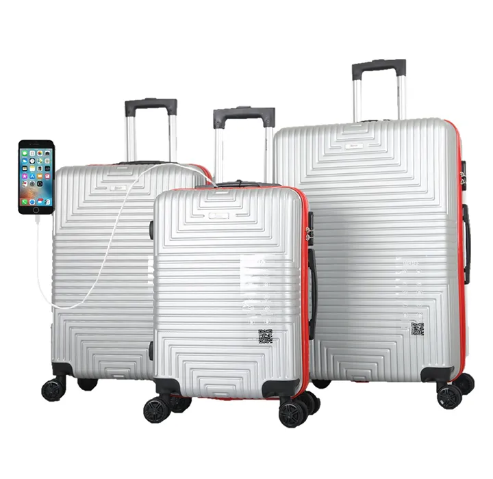 Mirage Star 3-Piece Hardside USB Port Luggage Set