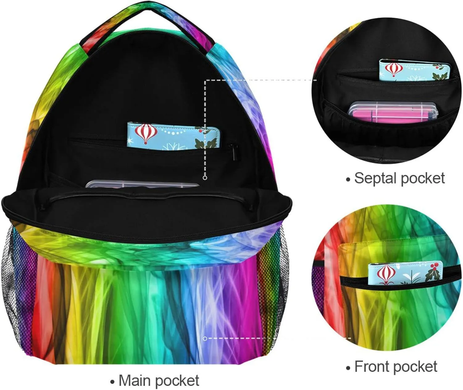 MNSRUU Smoke Backpack for School Elementary,Kid Bookbags Smoke Toddler Backpack Smoke Bookbag