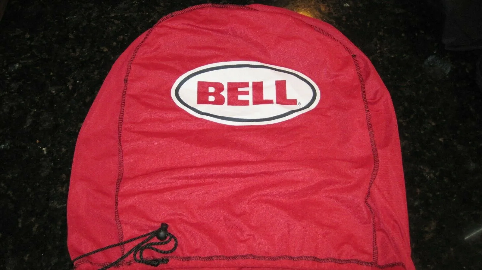 MOTORCYCLE HELMET BAG MICROFIBER BELL HELMET BAG CARRY HELMET DUFFLE RED BIKE