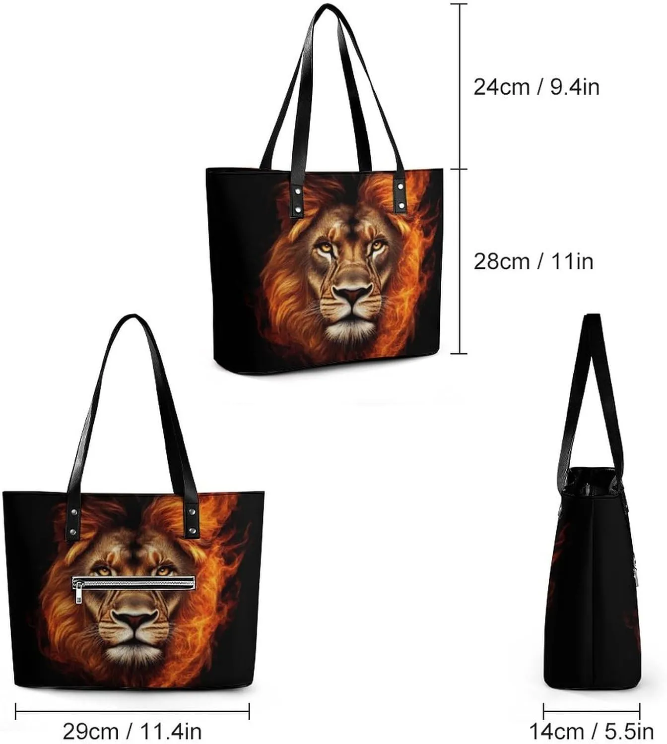 Multifunction Tote Handbags Casual Purse Bags for Women Travel Shoulder Bag