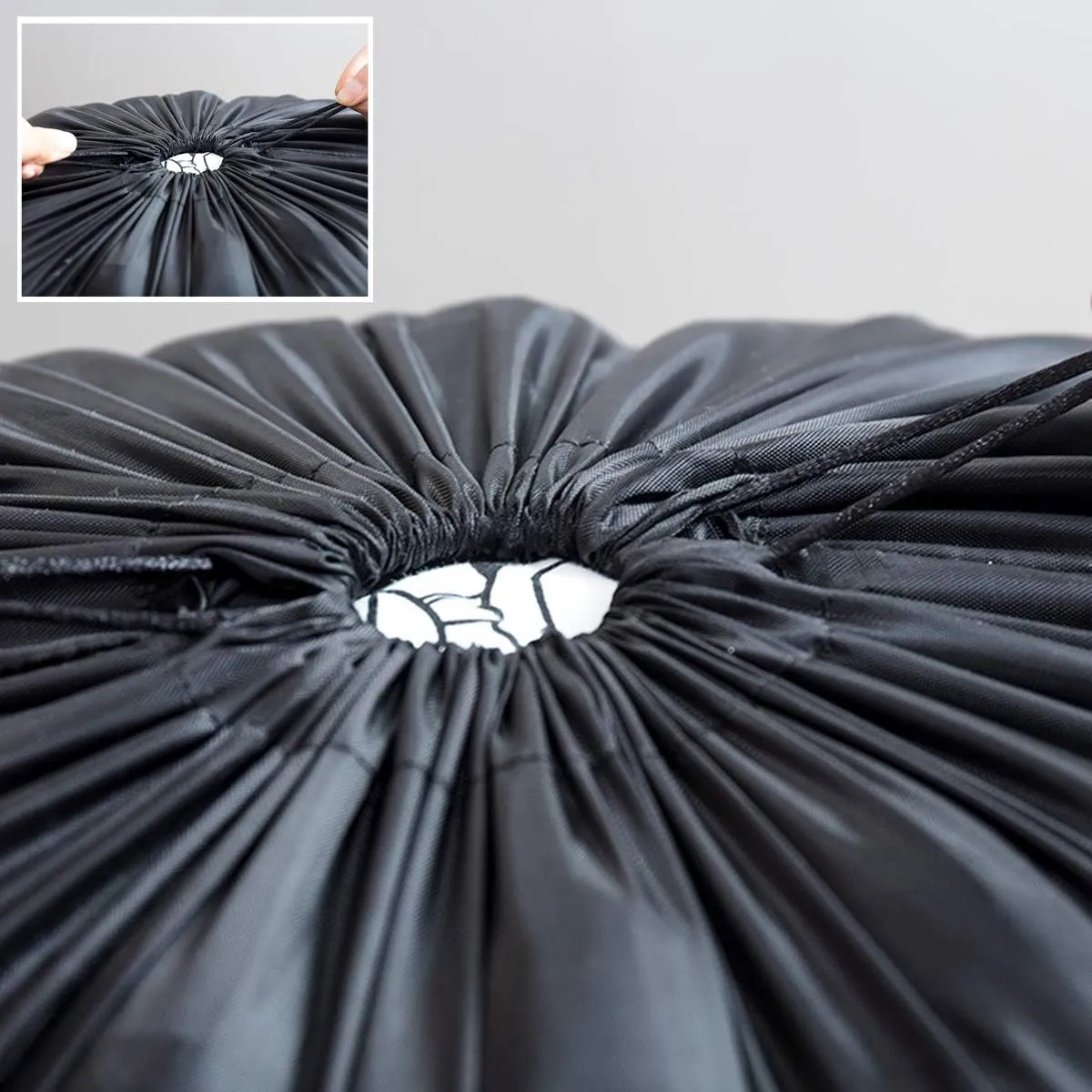 Multipurpose Extra Large Laundry Bag Storage Bag (37"x47", Black)