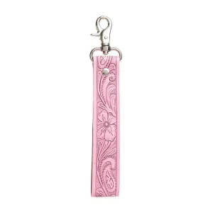 Myra Bags Blooming Meadow Key Fob in Pink