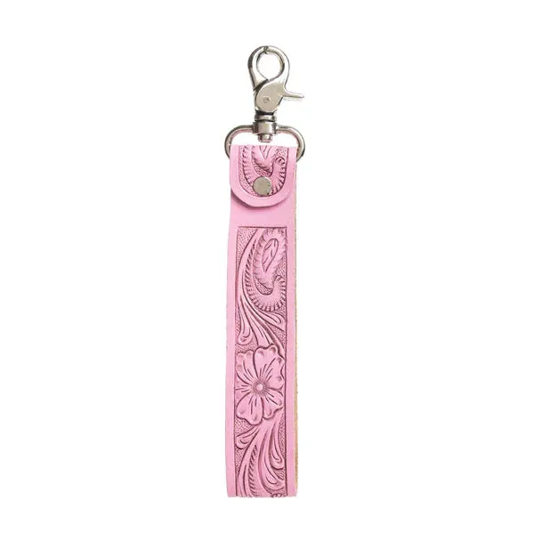 Myra Bags Blooming Meadow Key Fob in Pink