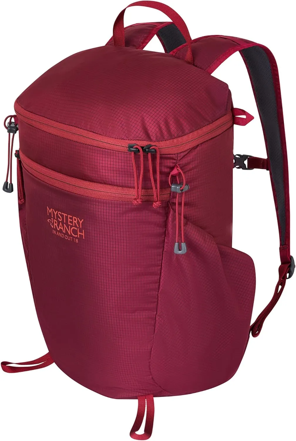 Mystery Ranch In and Out Packable Backpack - Lightweight Foldable Pack, Rhubarb, 18L