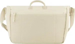 New Balance Messenger Bag, Athletics Collection Travel Handbag for Men and Women, Off White, One Size