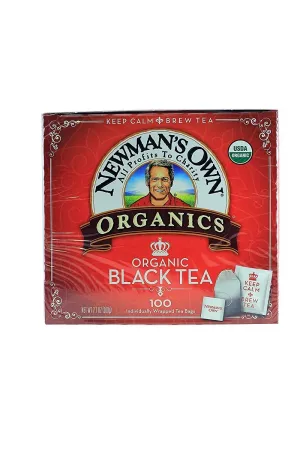 Newman's Own Organics Black Tea 100 Bags