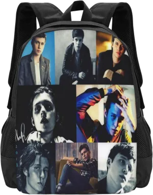 Nick Actors Robinson Backpack Laptop Computer Bag Double Shoulder Bags Casual Daypack for Travel Work Business Outdoor 15.6 Inch