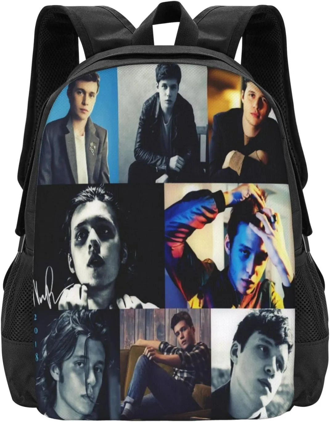 Nick Actors Robinson Backpack Laptop Computer Bag Double Shoulder Bags Casual Daypack for Travel Work Business Outdoor 15.6 Inch