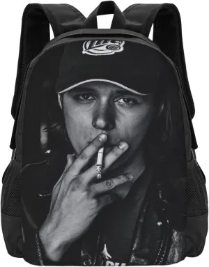 Nick Actors Robinson Backpack Laptop Computer Bag Double Shoulder Bags Casual Daypack for Travel Work Business Outdoor 15.6 Inch