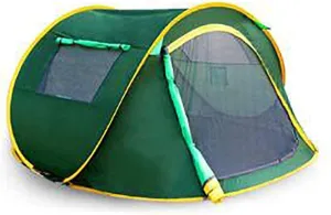 NIEH Pop Up Tent,Easy Set Up Instant Automatic Camping Tent,Outdoor 2-3 People UV Protection Sun Shelter Green 95x71inch