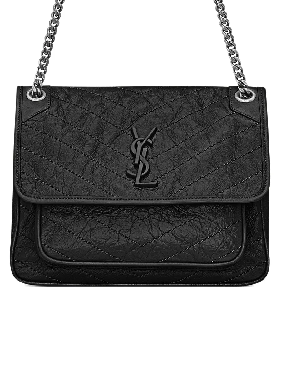 Niki Medium in Crinkled Vintage Leather